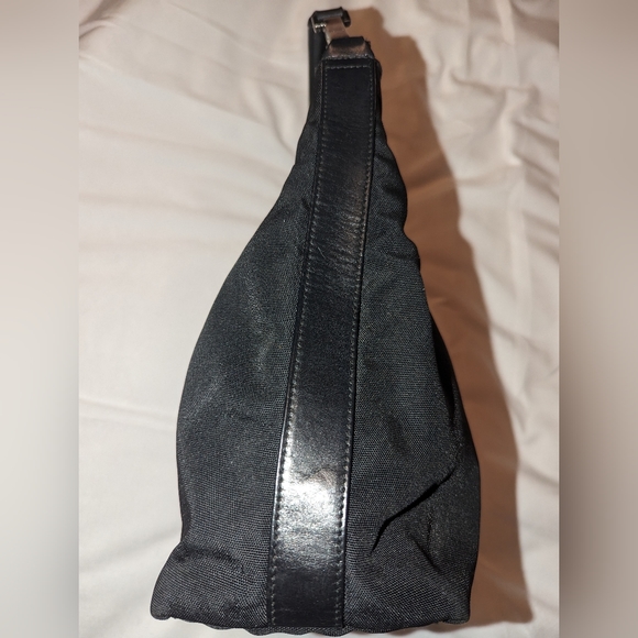 Gucci Nylon Shoulder Purse Handbag Black Vintage VGC with COA - Picture 12 of 16